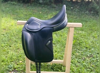 Amerigo Pasubio Dressursattel 17,5" Monoblatt schwarz
