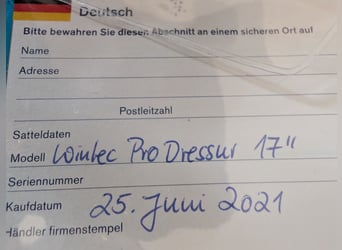 WinTec Pro Dressur 17'' Sattel
