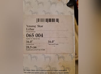 Dressursattel Ponysattel Passier young Star Lifter Kissen 16 Zoll