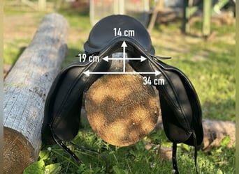 Ponysattel für Erwachsene, extra kurz 40 cm, Probeversand — Isländer Haflinger Tinker Welsh COB