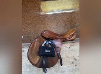 Springsattel 17,5 Zoll Cognac