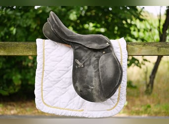 UBO Springsattel - Wildleder, Dornschließe, S-Gurt, Springsattel