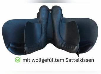 Kaltblutsattel 18 Zoll Wanderreitsattel mit weichem Rippsitz AMKA extra breit 36-42 Zoll