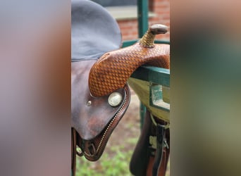 Tex Tan Westernsattel, Barrel-Racer, Full Quarter (FQH)