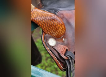 Tex Tan Westernsattel, Barrel-Racer, Full Quarter (FQH)