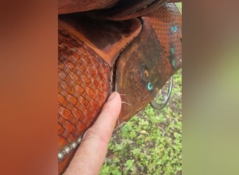 Tex Tan Westernsattel, Barrel-Racer, Full Quarter (FQH)
