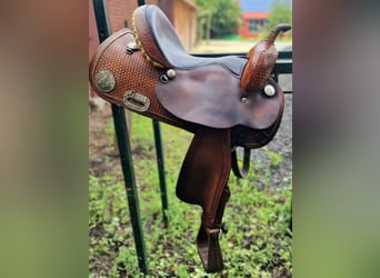 Tex Tan Westernsattel, Barrel-Racer, Full Quarter (FQH)