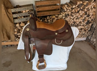 Triple W Platinum Westernsattel 16" Two-Tone | Reining / Allround | (WWW Saddlery)