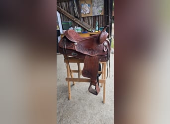 Westernsattel 17" von A&M Reitsport aus Büffelleder