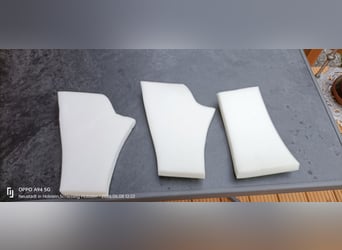 Korrektur Lammfell Schabracke mit Einlagen
