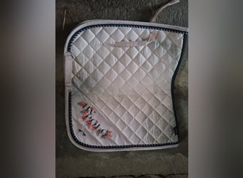 HV Polo Dressurschabracke Altrosa mit Print & Kordel - Wegen Umstieg auf Westernreiten