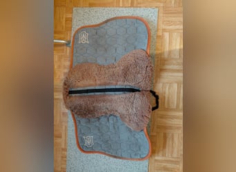 Mattes samt Dressurschabracke schwarz/braun