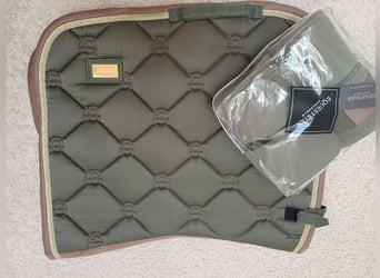 Satteldecke Equestrian Stockholm, Golden olive COB inkl. Bandagen