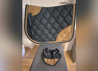 Schabracke Set Lauria Garrelli dunkelgrün WB VS Haube Cob