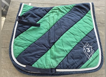 Schabracke von Loesdau in grün/blau  und Größe  DR