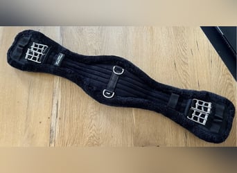 Kentaur Kurzgurt Sattelgurt 65cm schwarz Kunstfell