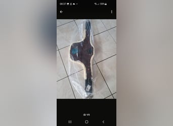 NEU Pony equick Stollengurt diamond fluffy braun 115cm