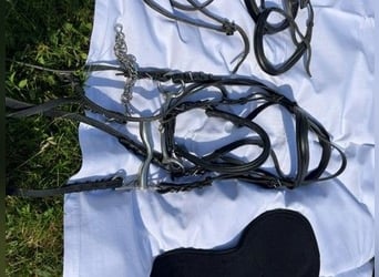 Paket: Reitzubehör, Tasche, Riemen, Trensen, ...