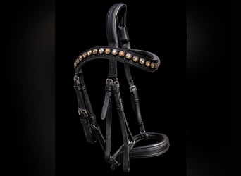 Kandare Fairfax braun mit Swarovski Stirnband in Größe VB