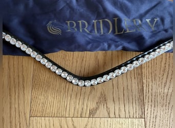 Bridlery Stirnriemen Stunning White Größe Full