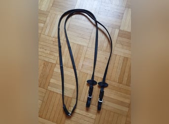 Kavalkade Softleder Zügel schmal - schwarz