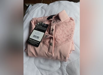 Baselayer HKM Rosa Rose Spitze Oberteil L 40 Funktionsshirt