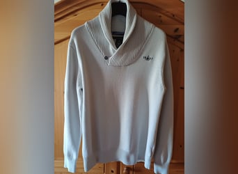 Super schicker GAASTRA Pullover. Mit Schalkragen. Farbe Weiß. Größe XL. Wie Neu!!