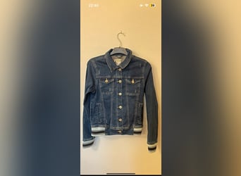 Jeansjacke Pferdeprint 164 