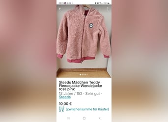 Steeds Mädchen Teddy Fleecejacke 152