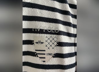 Reitjacke, HV Polo, Größe M/38, blau Samt, blau- weiß gestreift, neuwertig 