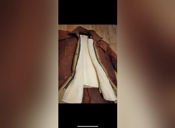 Wachsmantel mit herausnehmbaren Lammfell