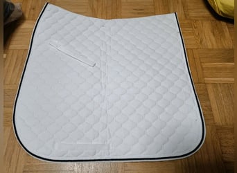 Dressurschabracke weiß