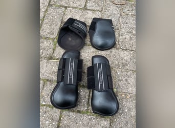 HKM Lack-Lammfell Gamaschen Neuwertig L