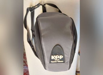 KEP Reithelm Cromo 2.0 Matt Inserto Glitter mit Polo-Schirm, inkl. Tasche und Inlay, dunkelblau 