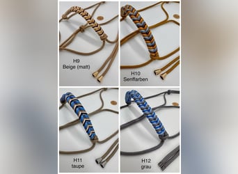 Knotenhalfter handgefertigte Unikate NEU Größe Cob/VB