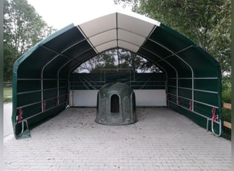Weidezelt Lagerzelt Offenstall Zeltgarage Sturmsicher Winterfest