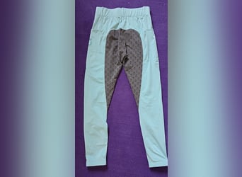Größe L/XL mintgrüne Royal Horseman Reitleggings