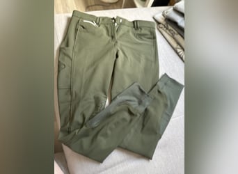 Reithose von Riders Deal Classic Design 2.0 Silikonkniebesatz grün Größe 40