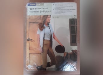 Reithosen sand/brauner Besatz Größe 38+40 neu!