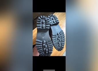 NEU Spanische Reitstiefel Leder Fettleder braun 36 ungetragen im Karton + Original Verpackung