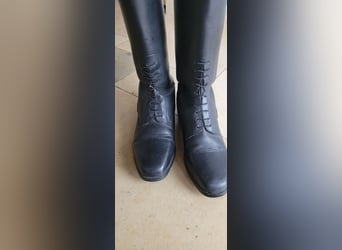 Reitstiefel Steeds 37-W Leder schwarz
