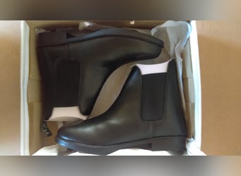 Reitstiefeletten Glattleder schwarz Größe 39, 41 neu!