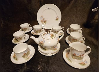Porzellan Service - "Parforce-Jagd" - Teeservice Regency - 22-tlg