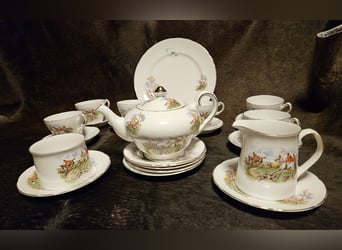 Porzellan Service - "Parforce-Jagd" - Teeservice Regency - 22-tlg