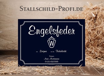 Dein individuelles Boxenschild für dein Pferd - selbst gestalten oder vom Profi gestalten lassen