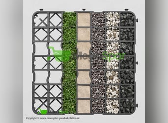 Paddockplatten, Rasengitter & Kiesgitter - stabile Paddock und Parkplatzgitter