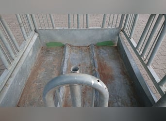 Viereckraufe von Patura, mit Sicherheits-Palisadenfressgittern, 8 Fressplätze