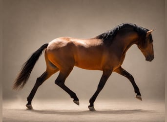 Lusitanien Croisé, Étalon, 3 Ans, 160 cm, Bai