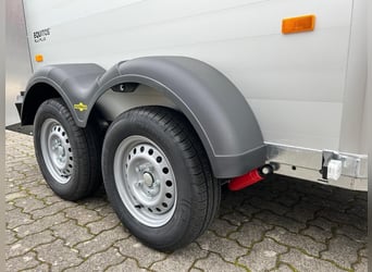 Humbaur Pferdeanhänger Equitos Alu Plus Black 2000 2,0t Sattelkammer 100km/h Hecktür schwenkbar