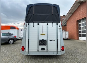 Humbaur Pferdeanhänger Xanthos 2400 2,4t Sattelkammer 100km/h Dark Blue